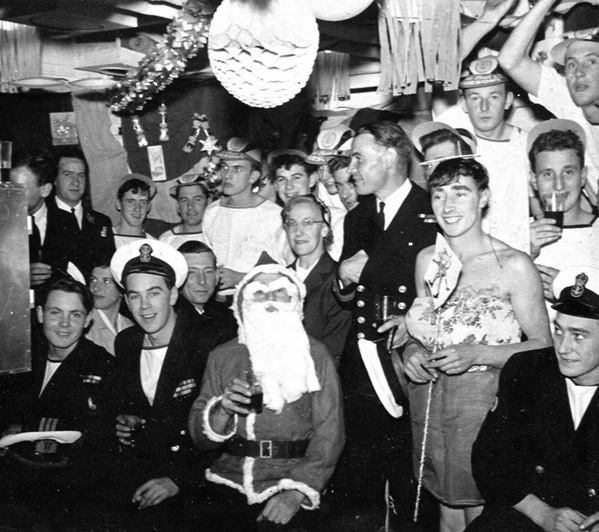 Christmas on HMS Corunna