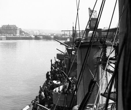 Leaving Boulogne, 22 May 1940