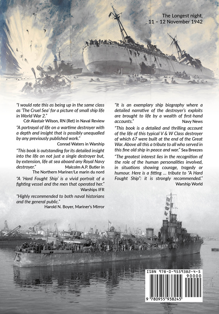 Back cover of A Hard Fought Ship