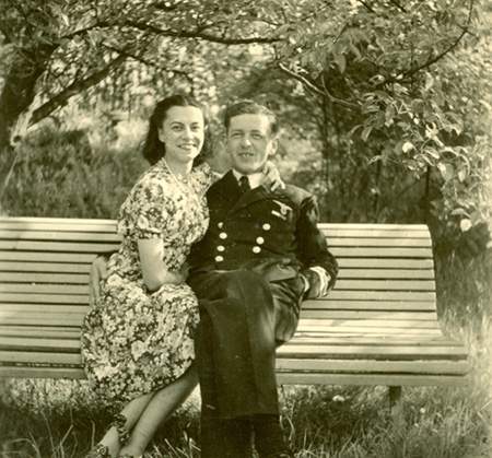 Jo Bongaerts and Elly Wong, 1945
