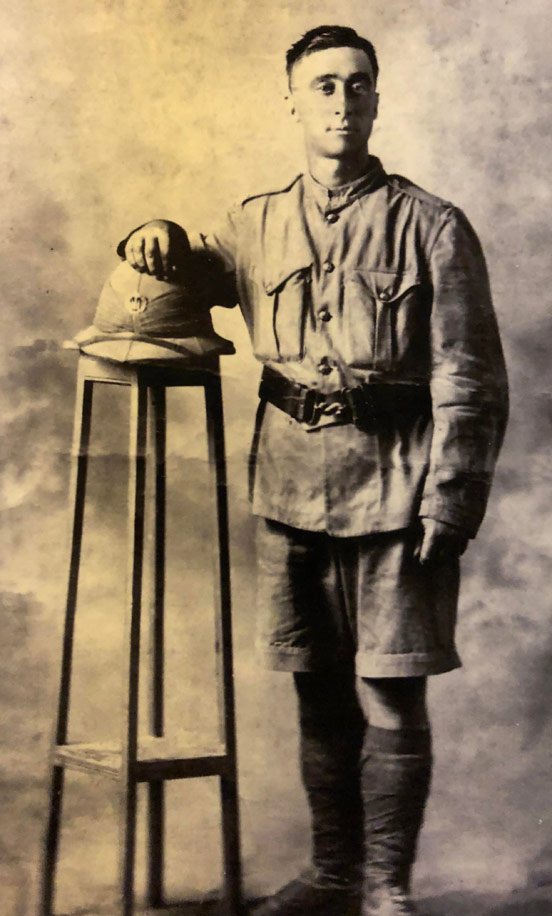 George Ernest Turner (1888-1939) in Army uniform