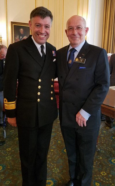 Rear Admiral John Kingwell RN and Capt John Rodgaard USN (Ret)