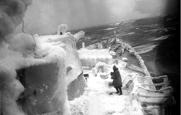 HMS Norfolk in the Arctic