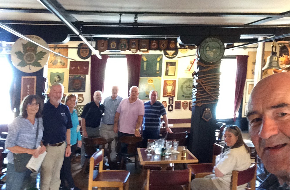 RNA Londonderry in the Crows Nest club at Saint Johns Newfoundland