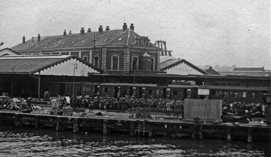 Gare Maritime, Boulogne in 22 May 1940