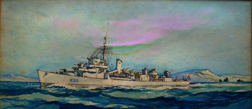 HMS Byard at sea