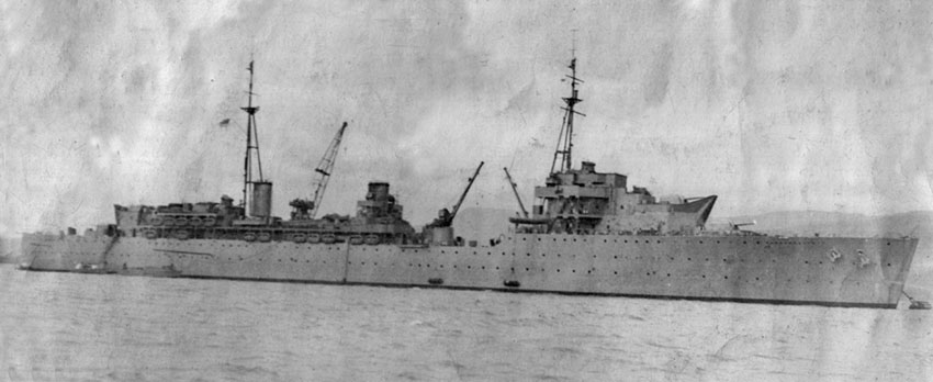 HMS Hecla on Clyde after refit