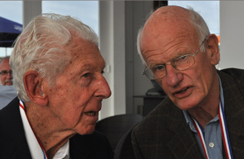 Karel Dahmen (left) and Bill Forster (right) on 13 May 2015